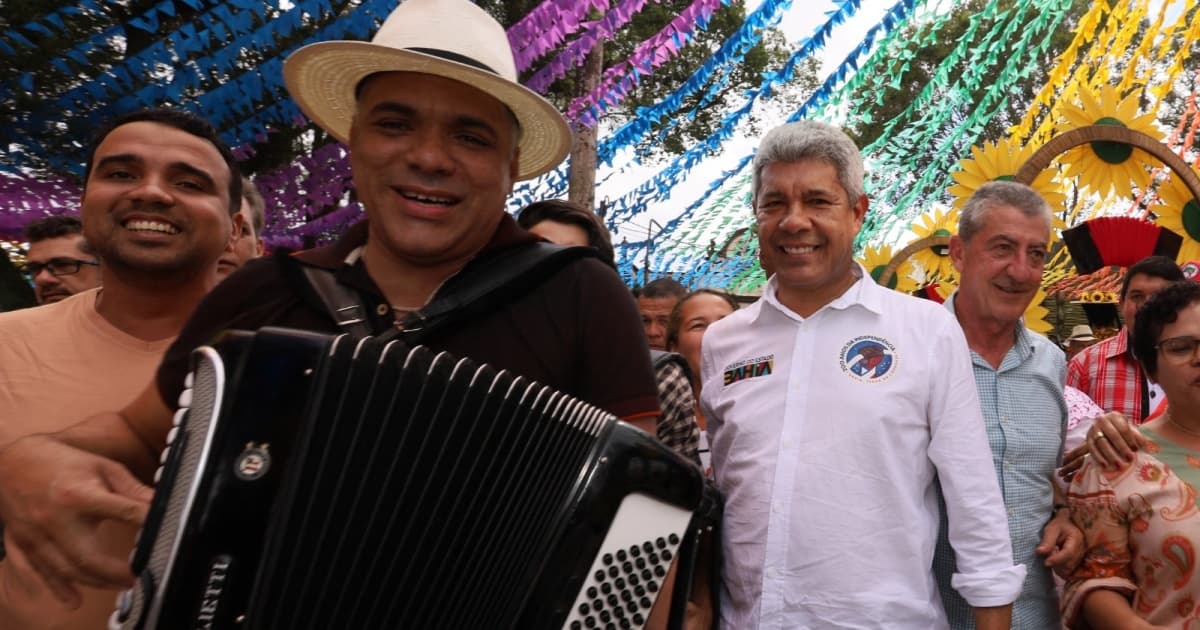 Jerônimo participa de festa junina em Cruz das Almas, no Recôncavo baiano 
