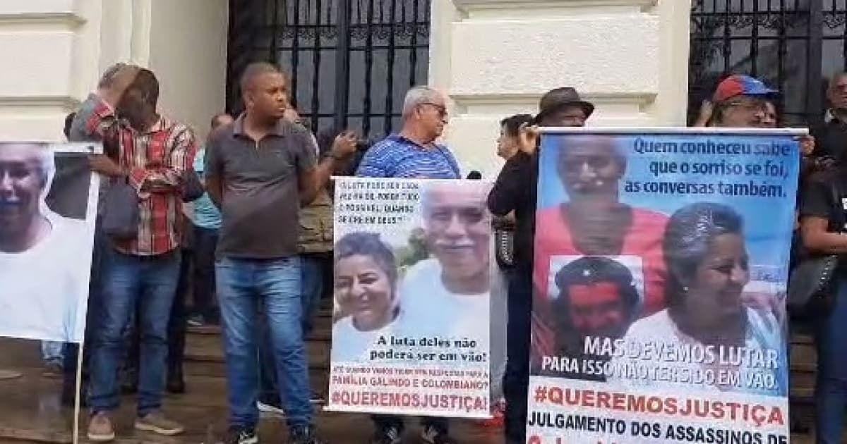 Assassinatos de Paulo Colombiano e Catarina Galindo completam 13 anos e familiares pedem júri popular
