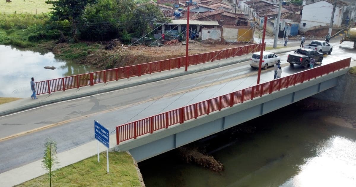 Requalificação de ponte e rodovias é entregue no médio sudoeste baiano; investimentos passam dos R$ 40 milhões
