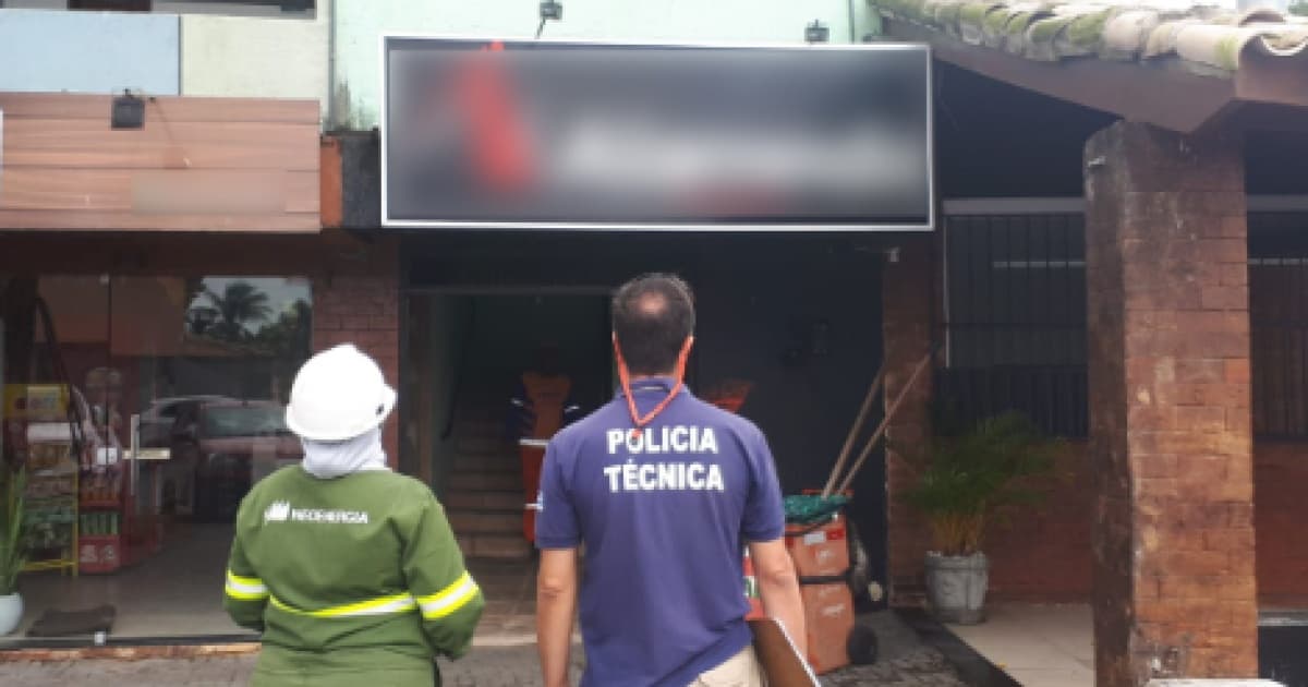 Coelba flagra ligação clandestina de energia elétrica em academia no bairro de Stella Maris