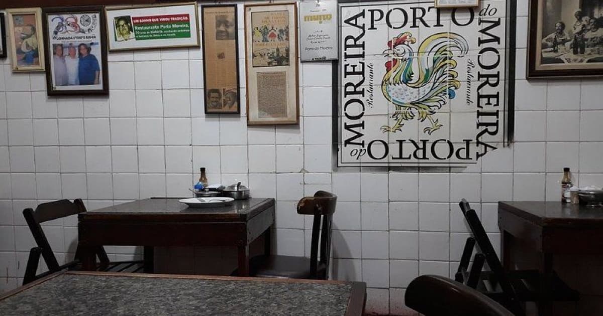 Tradicional restaurante do centro de Salvador, Porto do Moreira suspende funcionamento por tempo indeterminado 