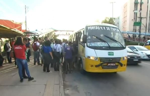 Região Metropolitana de Salvador amanhece sem ônibus nesta segunda-feira