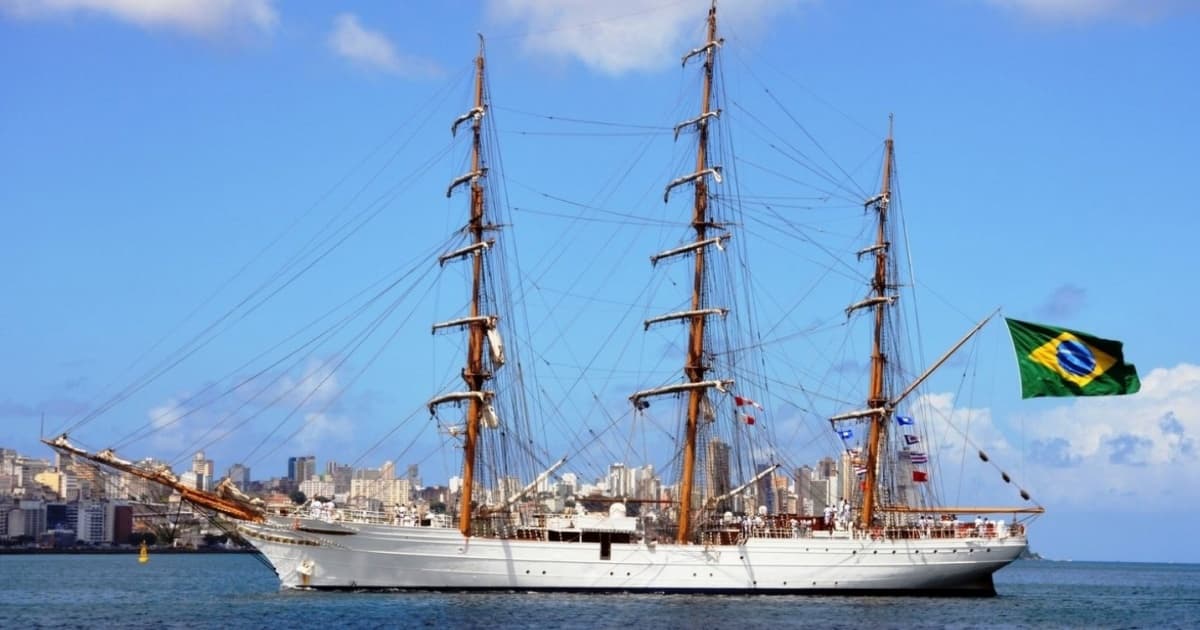 Navio-Veleiro “Cisne Branco” abre visitação pública no Porto de Salvador no próximo domingo