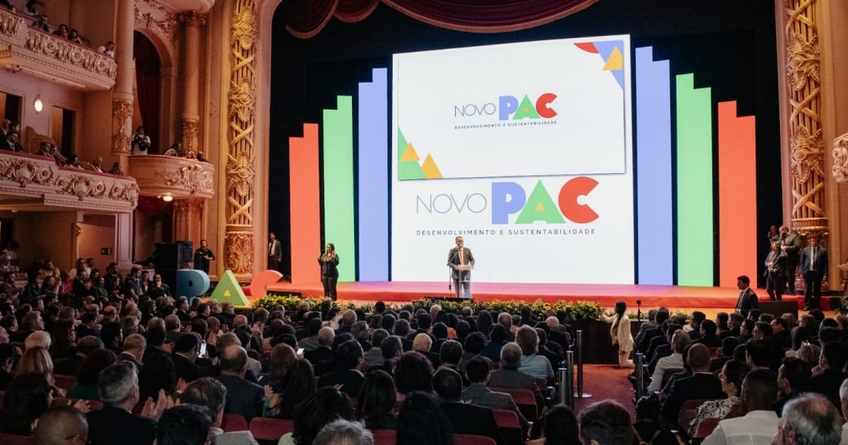 Jerônimo participa do lançamento do Novo PAC do Governo Federal; programa vai investir R$ 119,4 bi em obras na BA