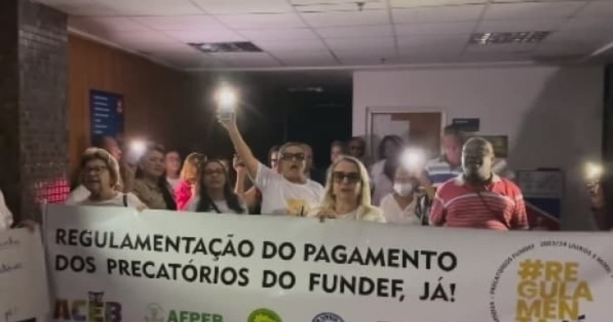 Servidores criticam nova divisão dos precatórios do Fundef em discussão na AL-BA