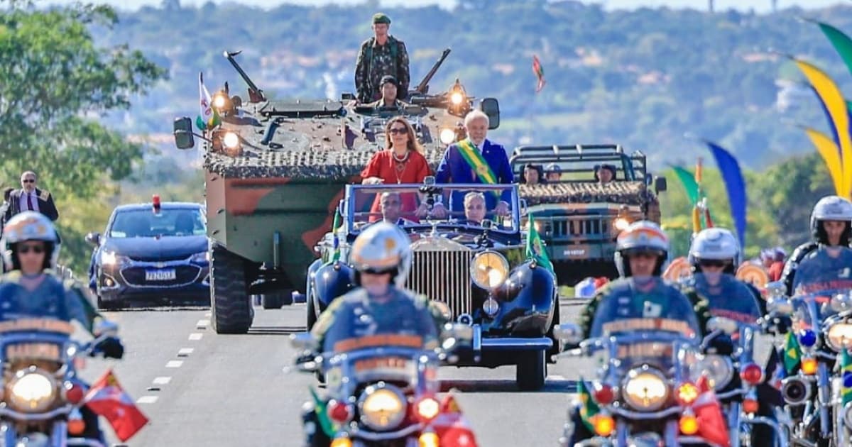 Lula no desfile do 7 de Setembro