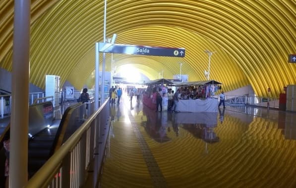 Seguranças da CCR Metrô imobilizam passageiro suspeito de agressão na Estação Mussurunga