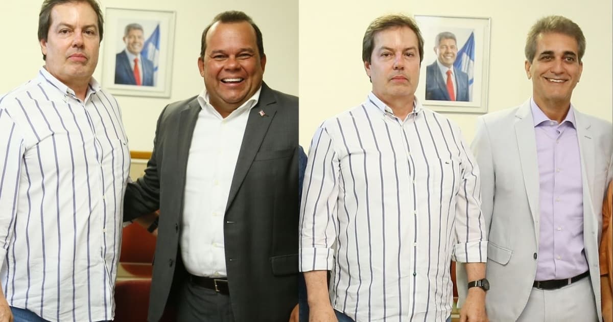 Geraldo Júnior e Robinson Almeida visitam Zé Trindade no mesmo dia em possível busca de apoio