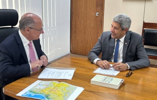 Jerônimo se encontra com o ministro Geraldo Alckmin para tratar sobre investimentos na Bahia