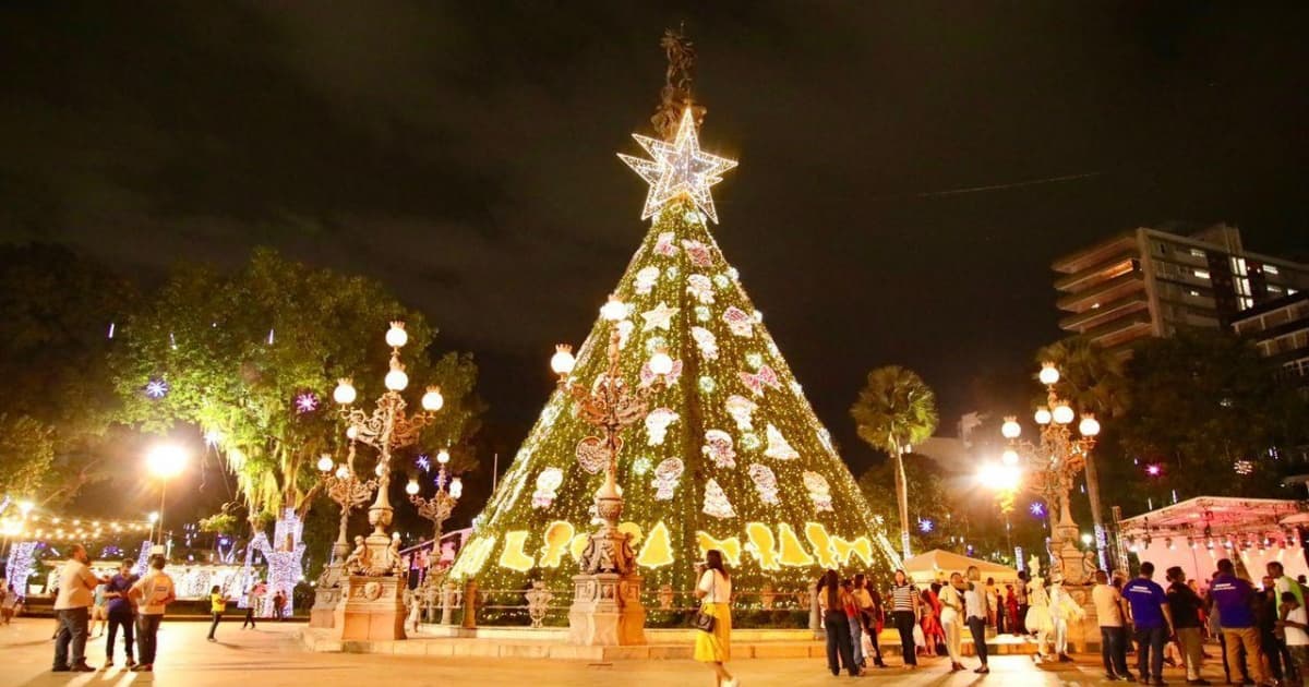 Árvore de Natal no Campo Grande