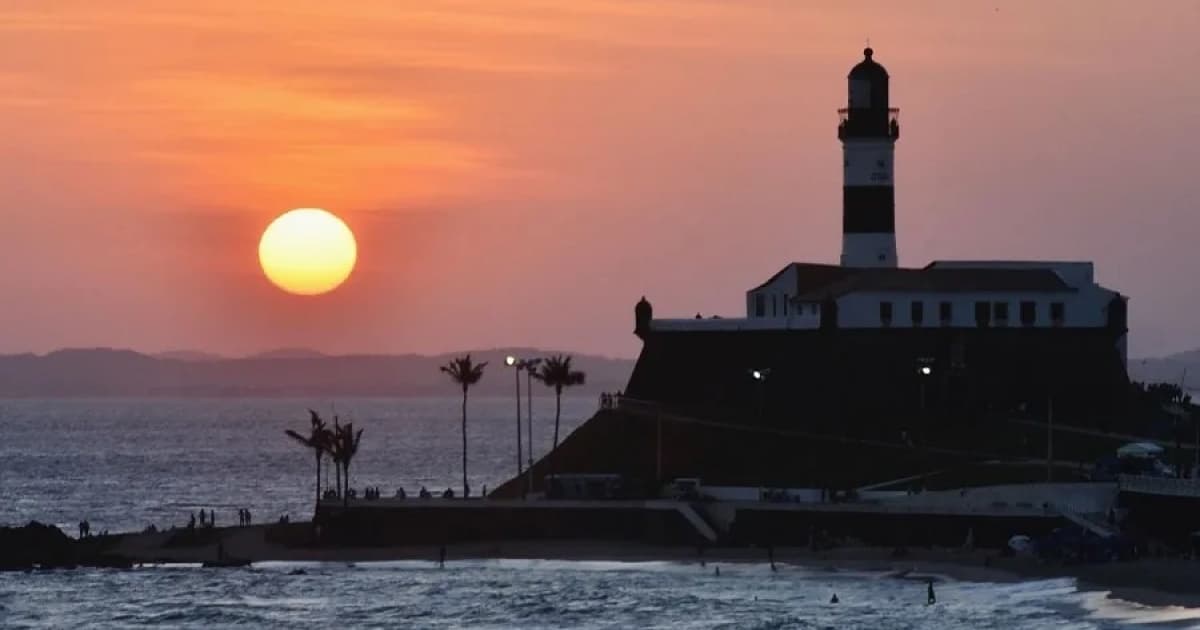 Pôr do Sol no Farol da Barra