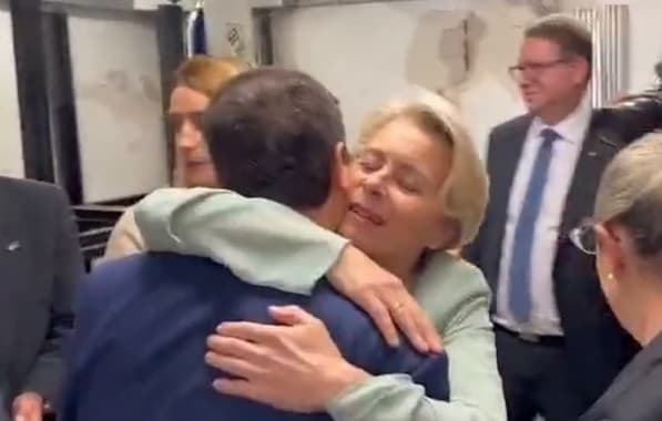 VÍDEO: presidente da Comissão Europeia corre para bunker em Israel após soarem sirenes antimísseis