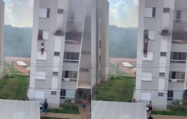 VÍDEO: de castigo, menina de 11 anos coloca fogo em sofá, e avós precisam pular de prédio