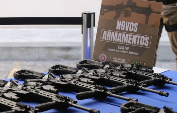 Com investimento superior a R$ 11 milhões, mais de 1.600 armas são entregues à PM