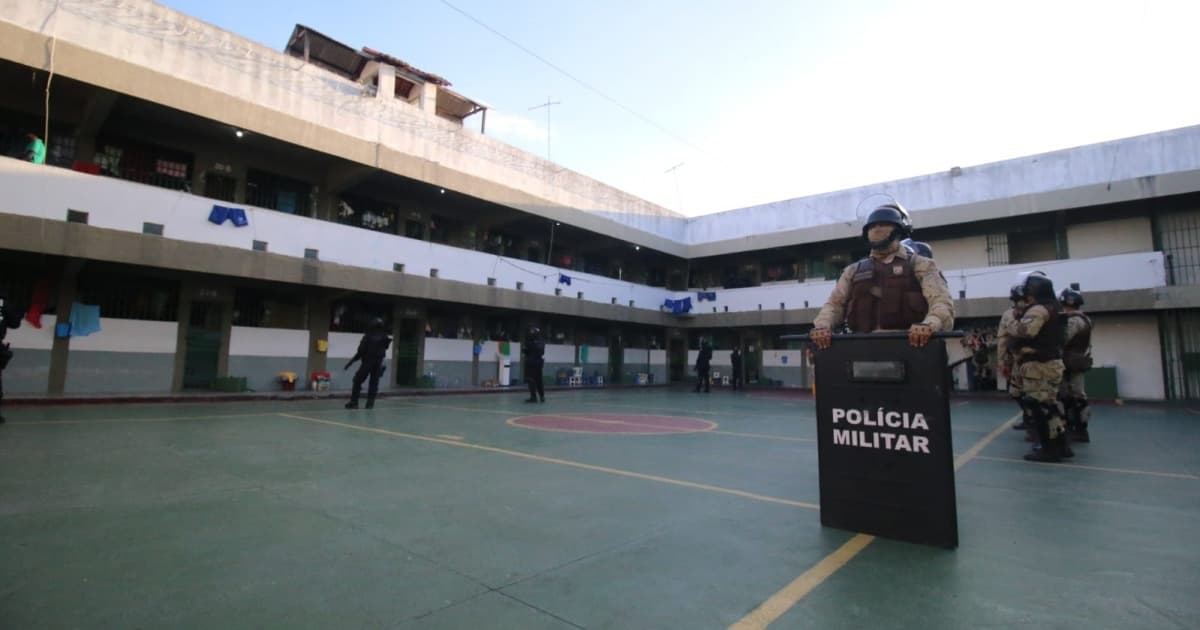 Polícia realiza operação conjunta para encontrar detentos que fugiram da Penitenciária Lemos Brito, em Salvador