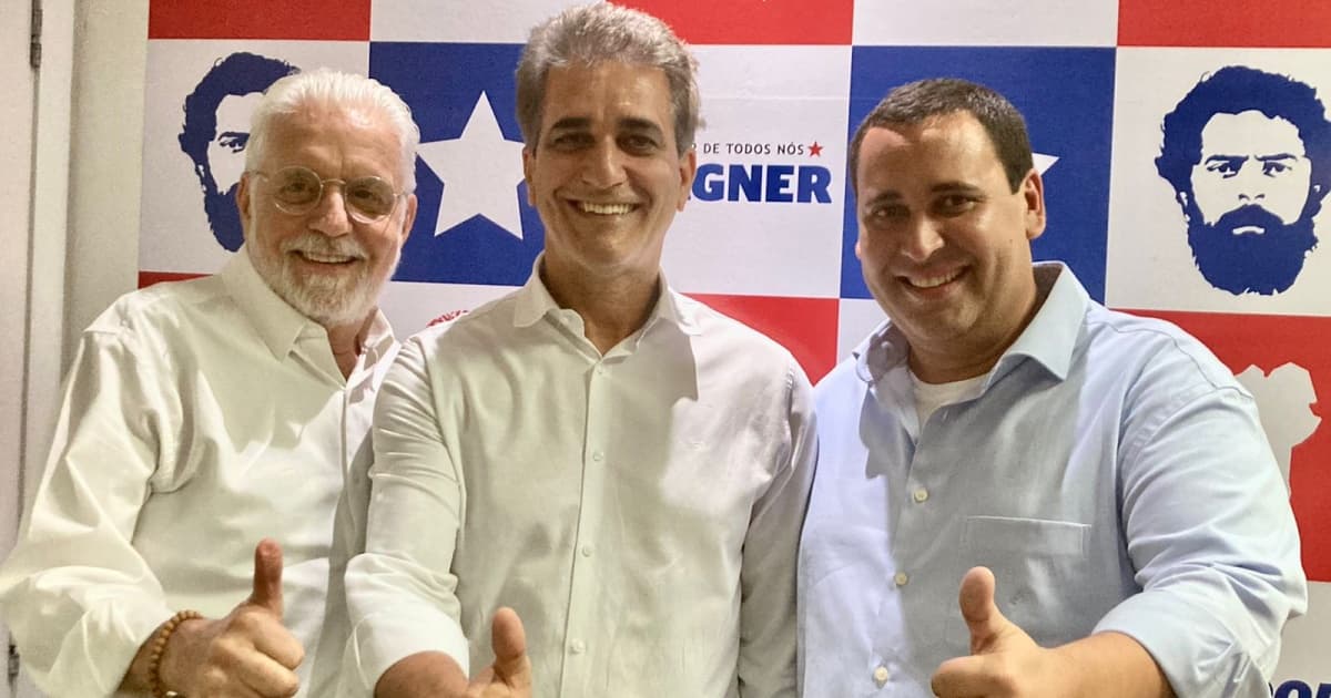 Wagner, Robinson e Éden se encontram para discutir eleição em Salvador