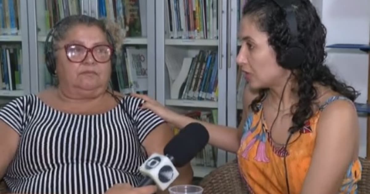 Avó e tia da fila de Sara Mariano