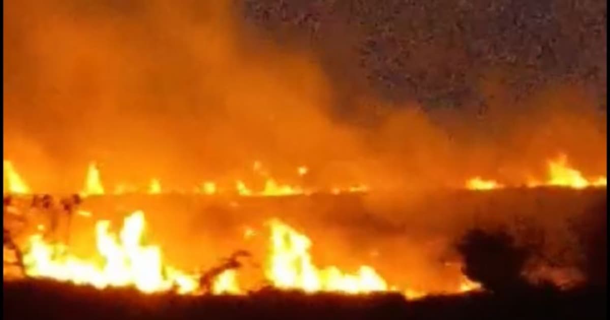 VÍDEO: Incêndio de grandes proporções atinge Loteamento Marisol, na Praia do Flamengo 