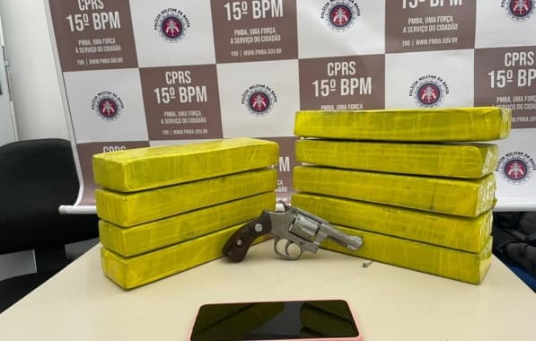 Arma de fogo e 28 kg de drogas são apreendidos pela PM em um dia em Itabuna