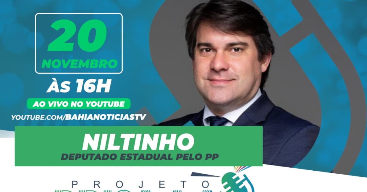 Projeto Prisma entrevista deputado estadual Niltinho nesta segunda-feira