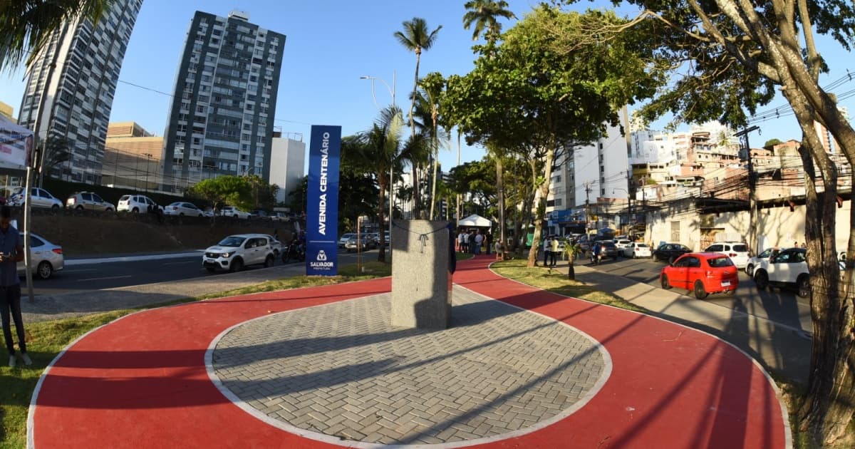 Obras da Avenida Centenário são entregues com novas áreas de lazer e esporte; mais de 300 mudas de árvores foram plantadas