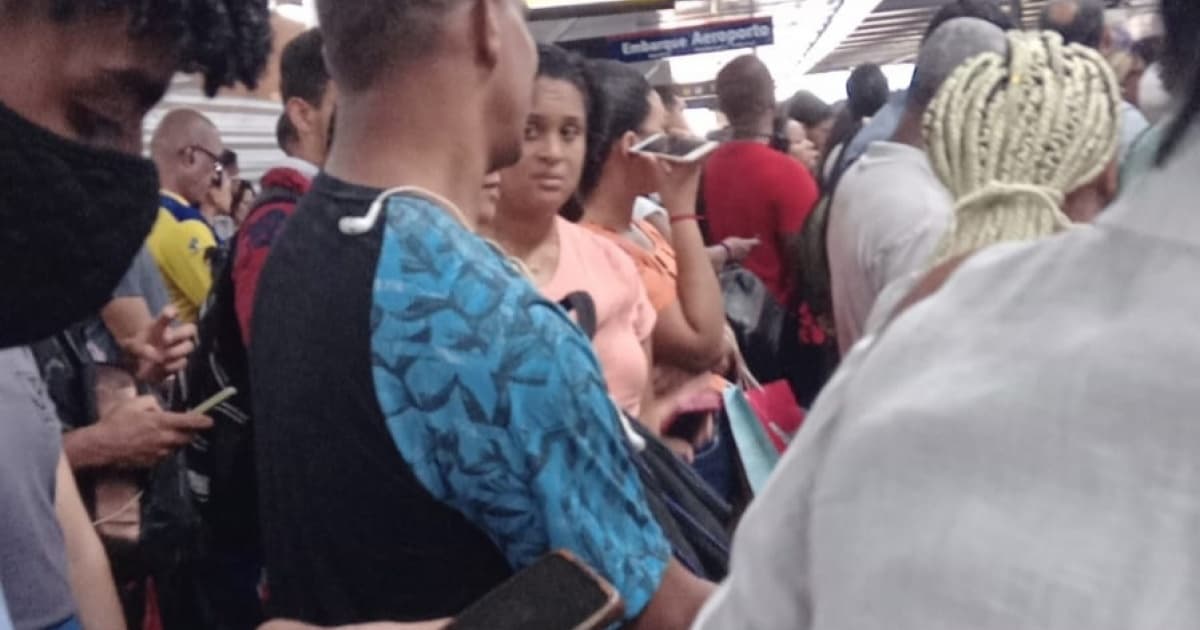 Linha 2 do metrô de Salvador apresenta lentidão após furto de cabos