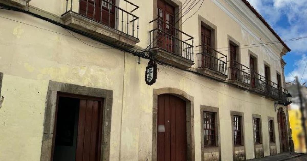 Tradicional Palacete Saldanha será leiloado em Salvador