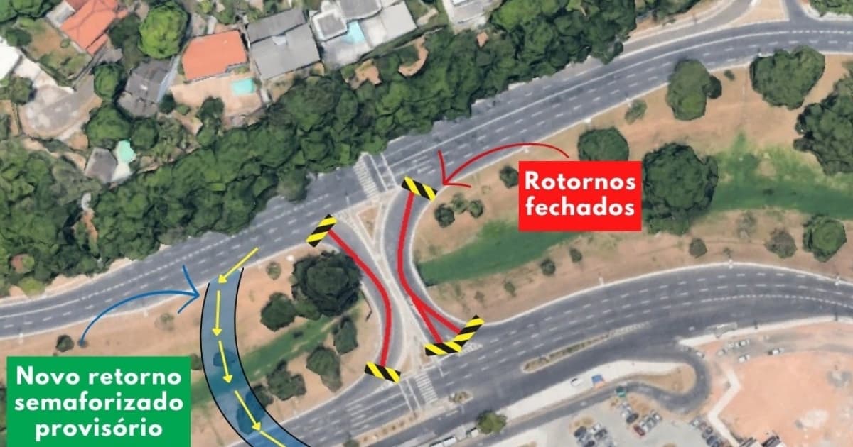 Retornos na Avenida Juracy Magalhães serão fechados a partir desta quinta-feira 