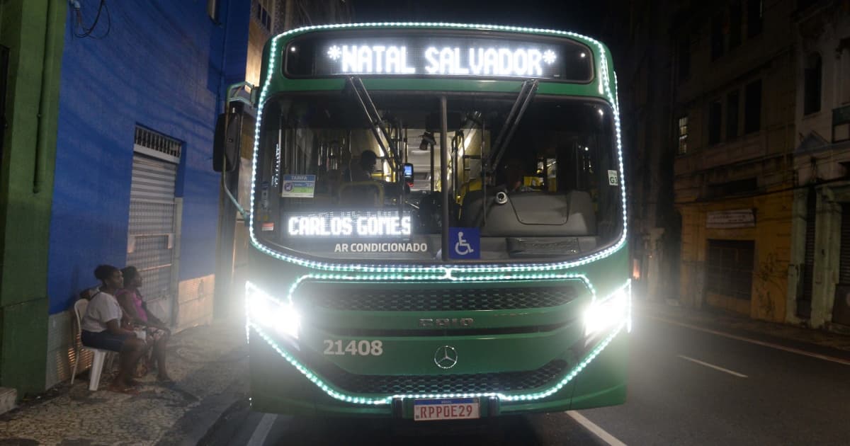 Semob disponibiliza linha especial de ônibus para festejos de Natal no Centro Histórico de Salvador 