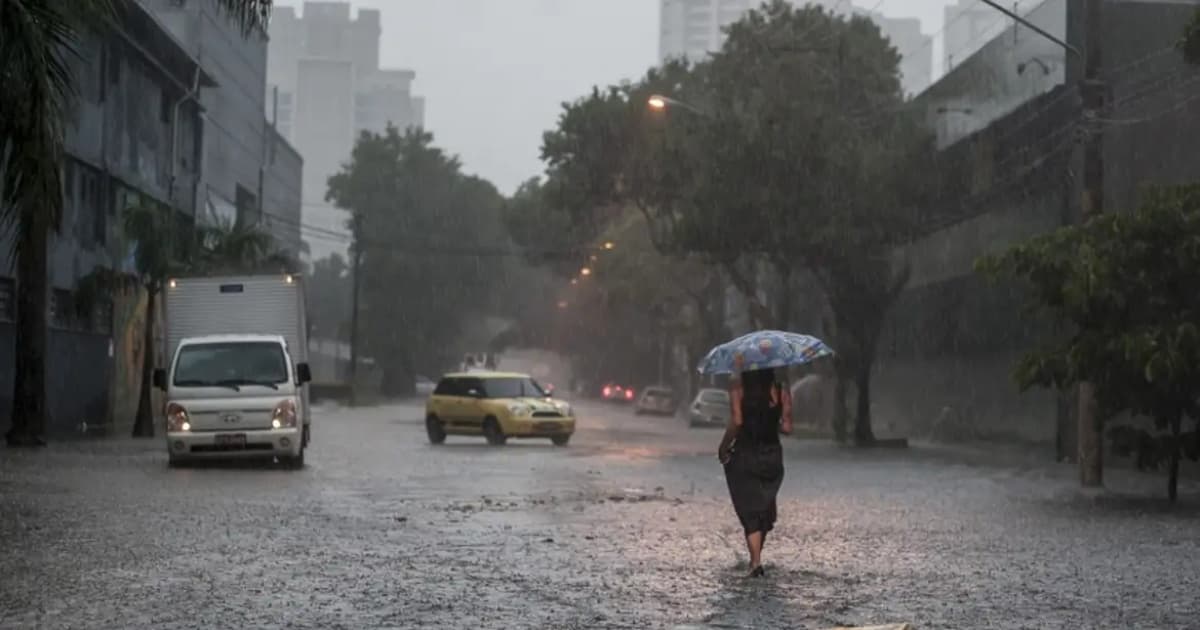 Nordeste terá chuvas volumosas entre terça e sexta-feira, alerta Inmet