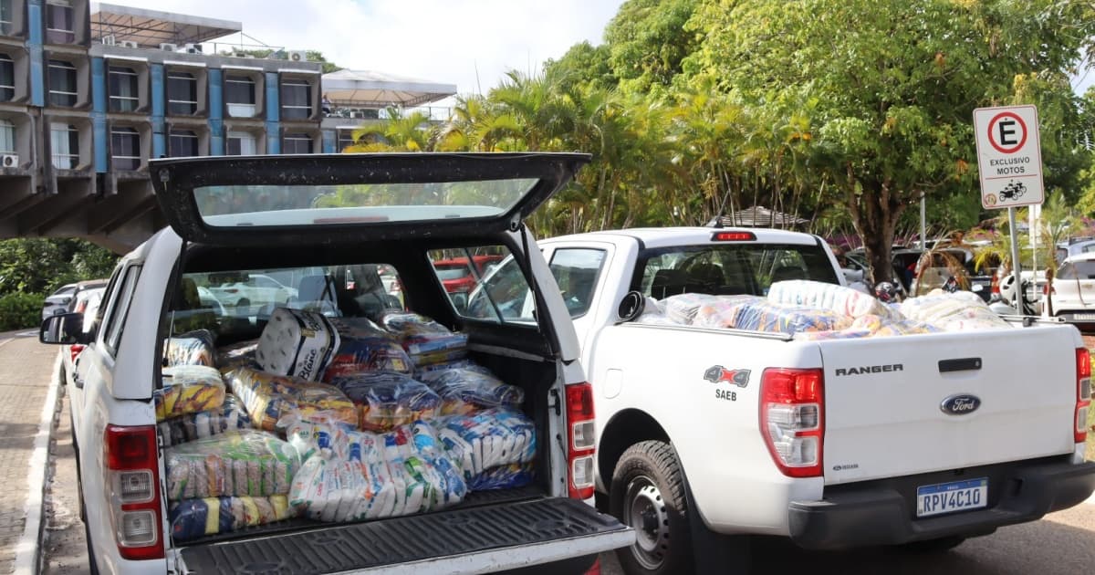 Saeb arrecada cerca de 30 toneladas de alimentos para o Bahia Sem Fome