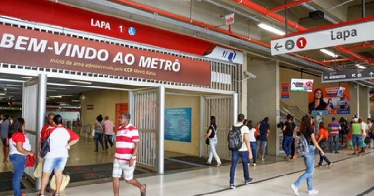 Homem é preso em flagrante após tocar partes íntimas de adolescente em estação de metrô de Salvador 