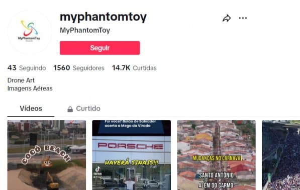"My Phantom Toy": Fotógrafo baiano perde acesso a perfil com mais de 60 mil seguidores