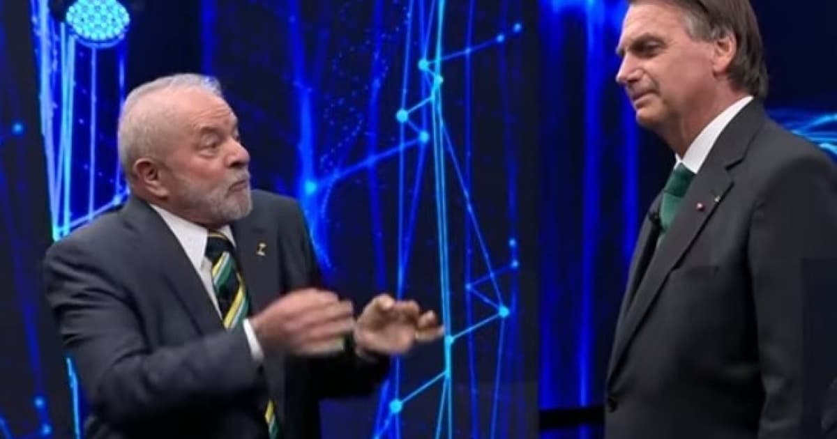 Lula e Bolsonaro em debate 