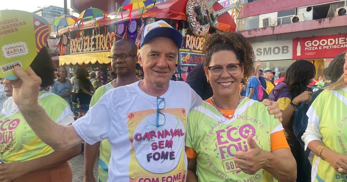 Políticos abrem desfile no Sérgio Bezerra com Bloco Eco Folia como parte do projeto Bahia Sem Fome 
