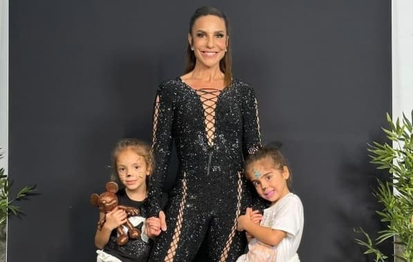 Ivete comemora aniversário das gêmeas Marina e Helena: "Meu carnaval está completo"