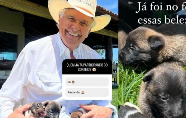 VÍDEO: Governador anuncia sorteio de cachorros e é criticado nas redes sociais
