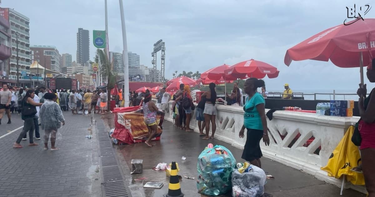 Cacau caiu! Salvador tem Carnaval mais chuvoso dos últimos 10 anos, aponta Inmet 
