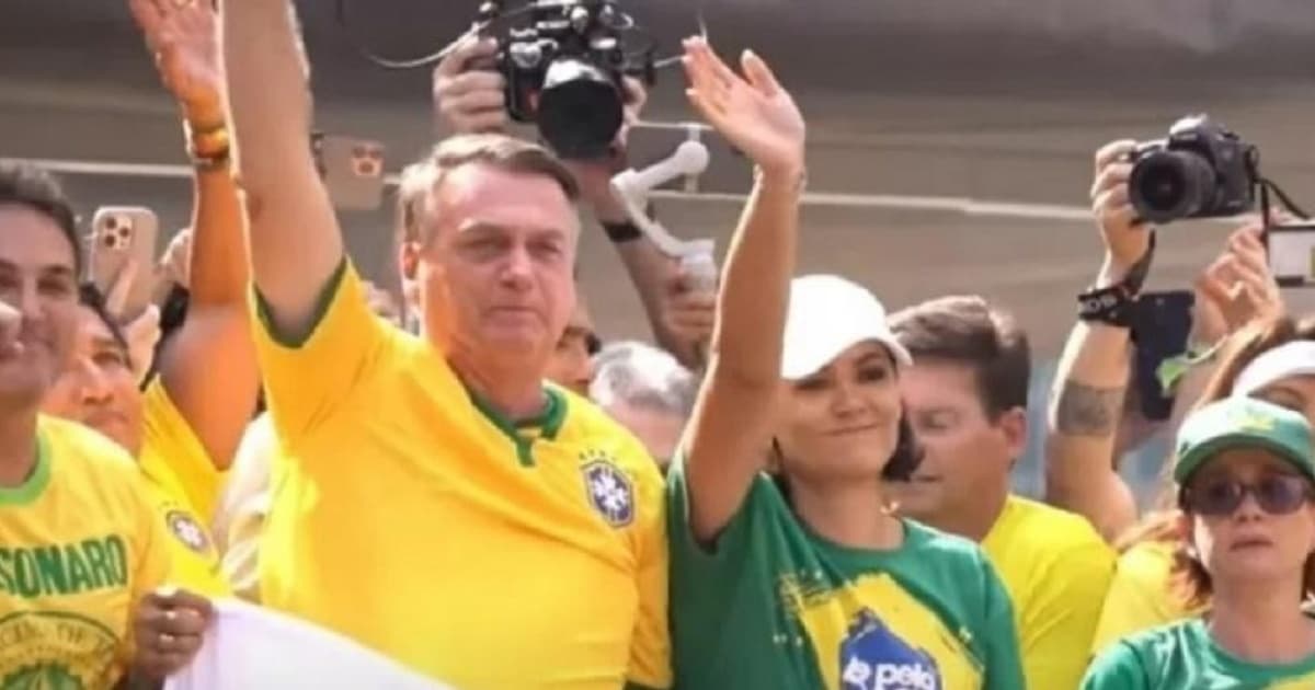 Bolsonaro em ato na Avenida Paulista