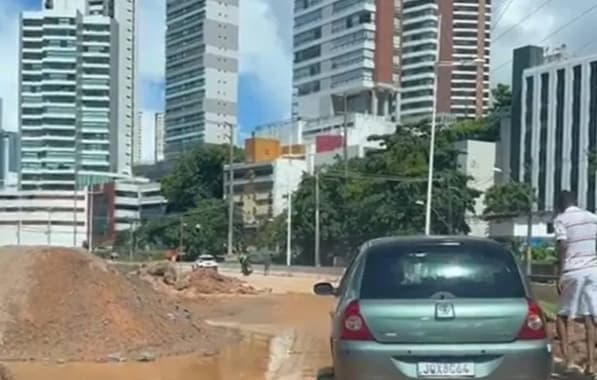 Embasa finaliza reparo em tubulação danificada por obra do BRT