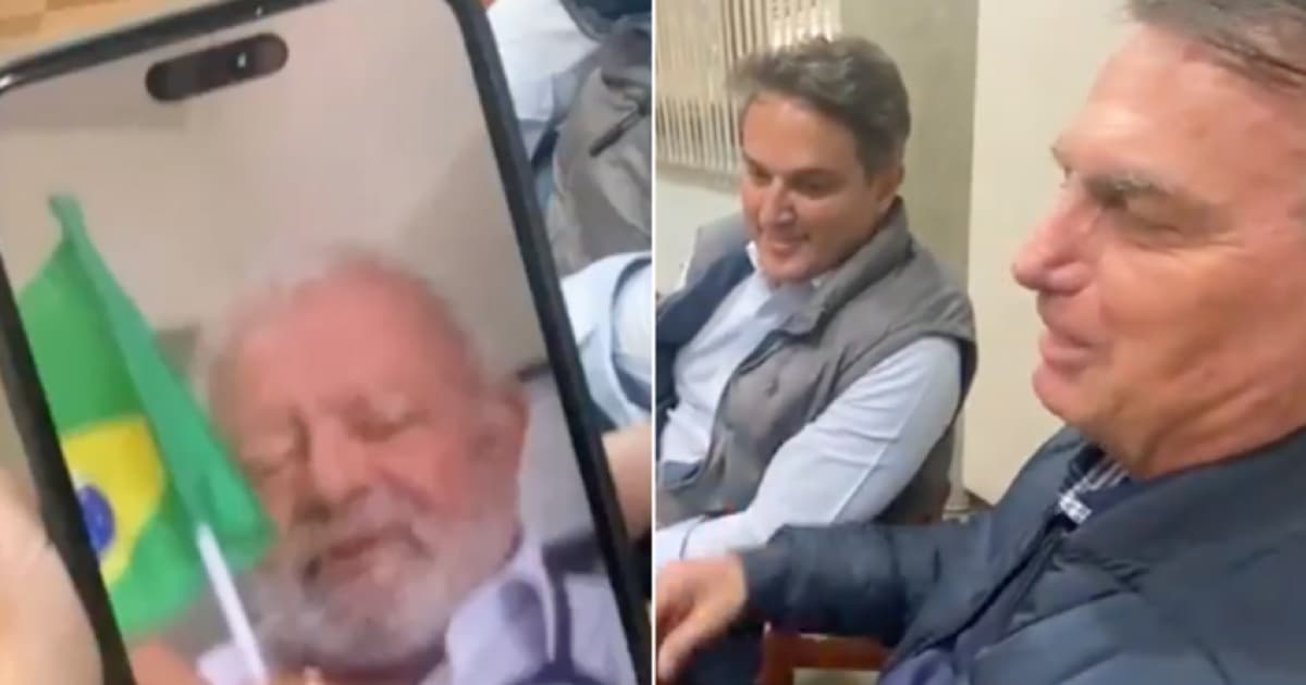 VÍDEO: Bolsonaro é visto em conversa com sósia de Lula que viralizou em ato da paulista