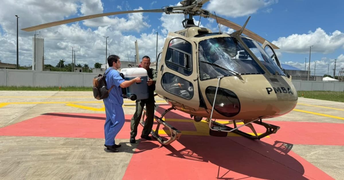 VÍDEO: Órgãos destinados a transplante são levados em transporte emergencial do Graer, de Feira a Salvador 