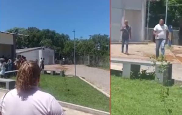 VÍDEO: Homem é detido ao entrar armado em campus da Ufba; ele estava fugindo da polícia 