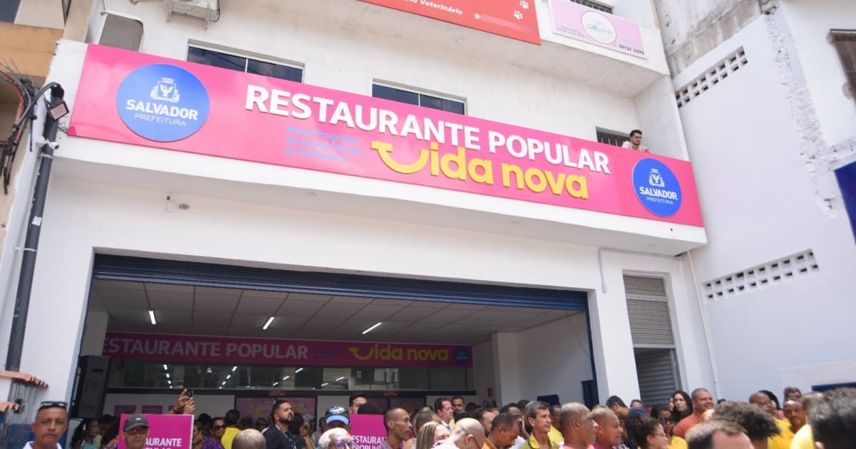 Prefeitura de Salvador inaugura Restaurante Popular no bairro de Águas Claras