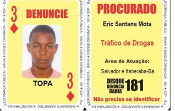 Baralho do Crime: Líder de organização criminosa na Bahia é preso pela polícia em Minas Gerais