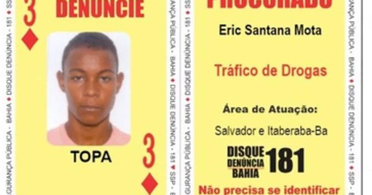 Baralho do Crime: Líder de organização criminosa na Bahia é preso pela polícia em Minas Gerais