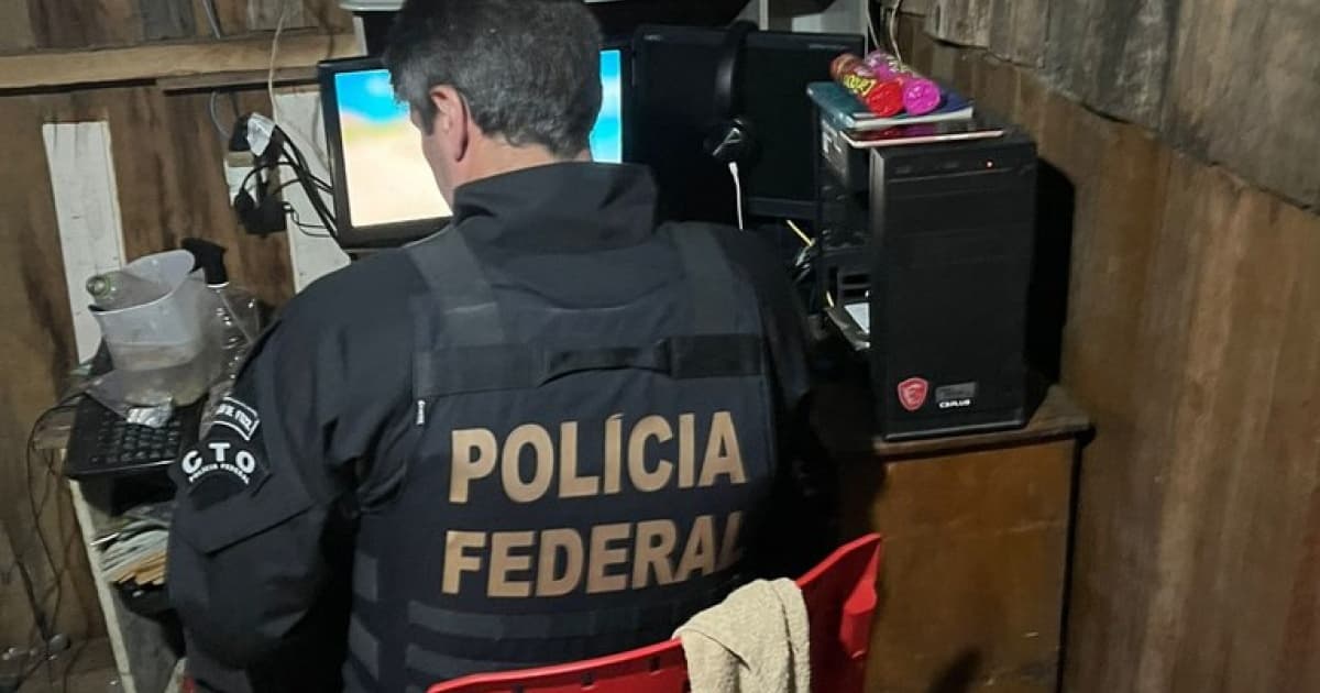 PF cumpre na Bahia 3 mandados contra acusados de pornografia infantojuvenil