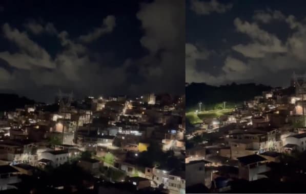 VÍDEO: Traficantes trocam tiros no bairro de Pernambués e moradores registram ação