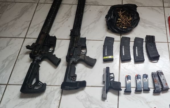 Traficante de armas baiano é capturado com fuzis em Pernambuco 
