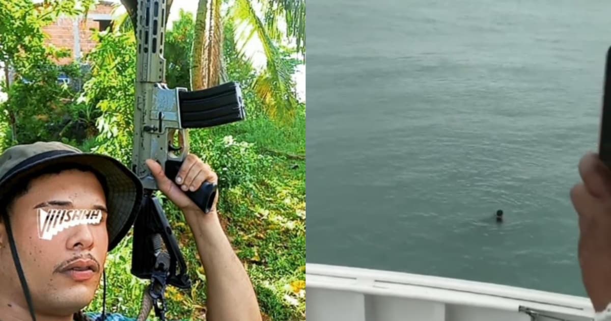 Homem pula do ferry-boat ao ser abordado pela PM; ele seria um traficante com atuação na Ilha de Itaparica